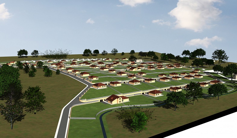 В общине Овсепаван Аскеранского района строится новый район для переселенцев