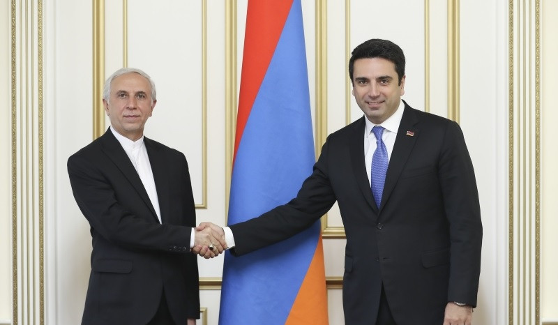 During meeting with Iranian Ambassador, Armenia’s Parliament Speaker referred to work on resolving situation near Vorotan