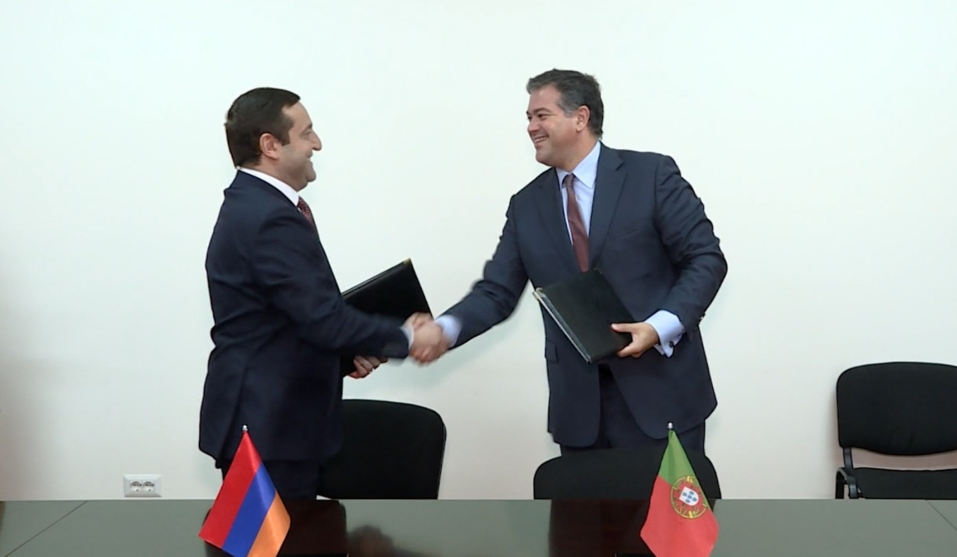 Между Арменией и Португалией подписан меморандум о сотрудничестве в торгово-экономической сфере