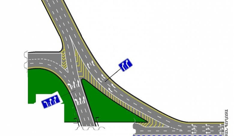 Երթևեկության կազմակերպման փոփոխություն Մյասնիկյան պողոտա-Գայի պողոտա, Ռուբինյանց փողոց-Մալյան փողոց խաչմերուկում