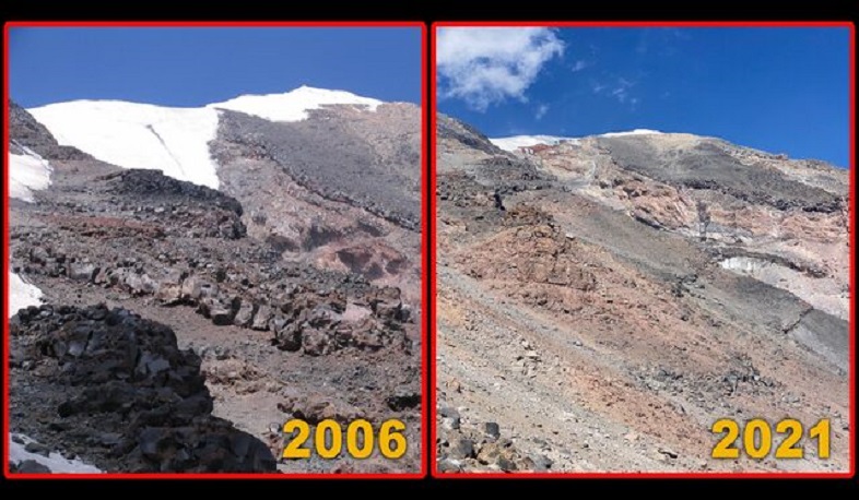 Հալվում են Արարատ լեռան մշտական ձյունածածկ հատվածները