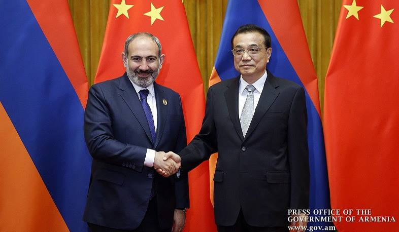 Премьер Госсовета КНР направил поздравительное послание Николу Пашиняну по случаю 30-летия Независимости Республики Армения