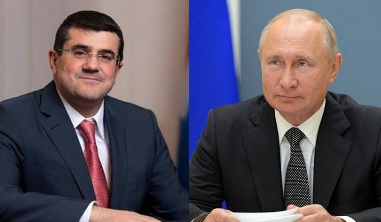 Arayik Harutyunyan congratulated Putin on his victory in State Duma elections