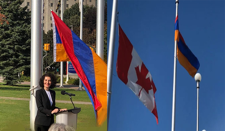 Armenian flag raised in Ottawa