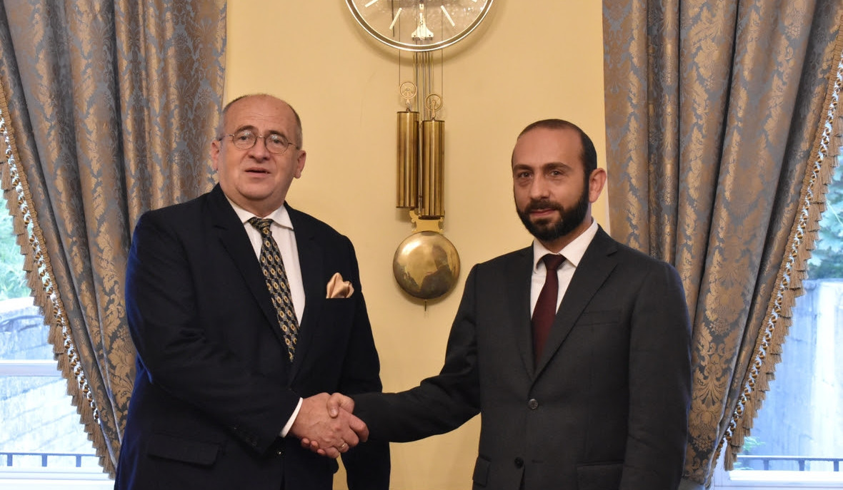 Meeting of Minister of Foreign Affairs of Armenia Ararat Mirzoyan with Minister of Foreign Affairs of Poland Zbigniew Rau