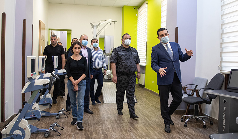 Վահե Ղազարյանն այցելել է Հայրենիքի պաշտպանի վերականգնողական կենտրոն