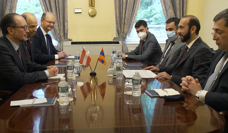 Meeting of Foreign Ministers of Armenia and Austria