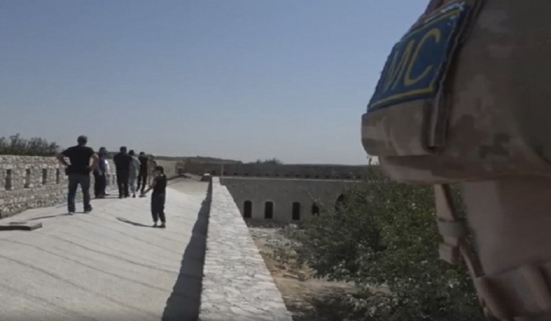 Паломники из Армении посетили монастырь Амарас в Арцахе при содействии российских миротворцев