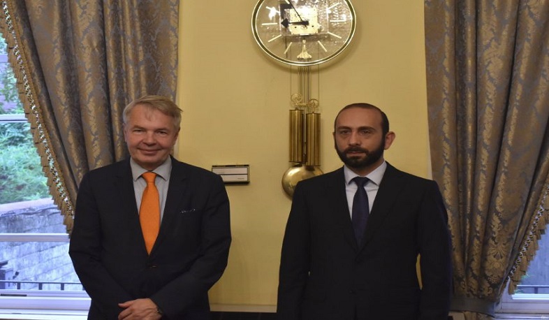 Ararat Mirzoyan Finlandiya Xİ naziri ilə görüşdə DQ sülh prosesinin bərpasına ehtiyac olduğunu vurğulayıb