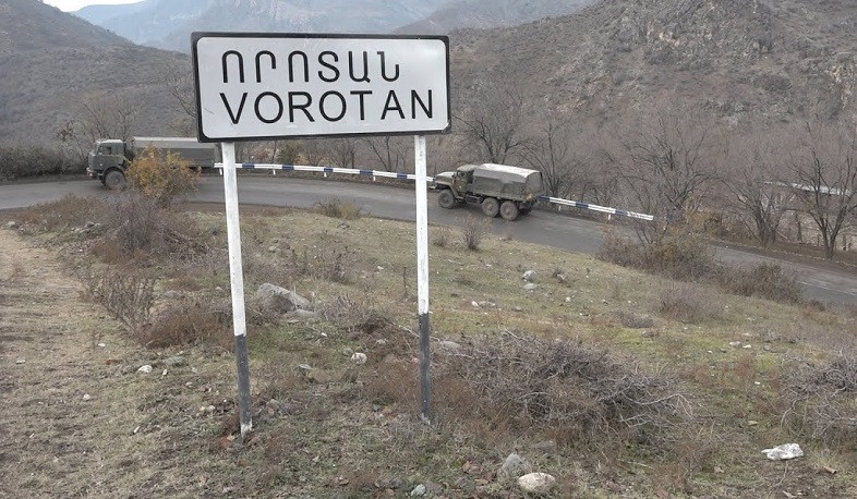 Armen Qrigoryan Goris-Kapan yolunda yaranmış vəziyyət haqqında