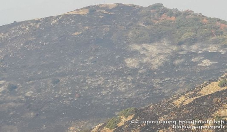 «Արևիք» ազգային պարկի տարածքում հրդեհաշիջման աշխատանքները վերսկսվել են