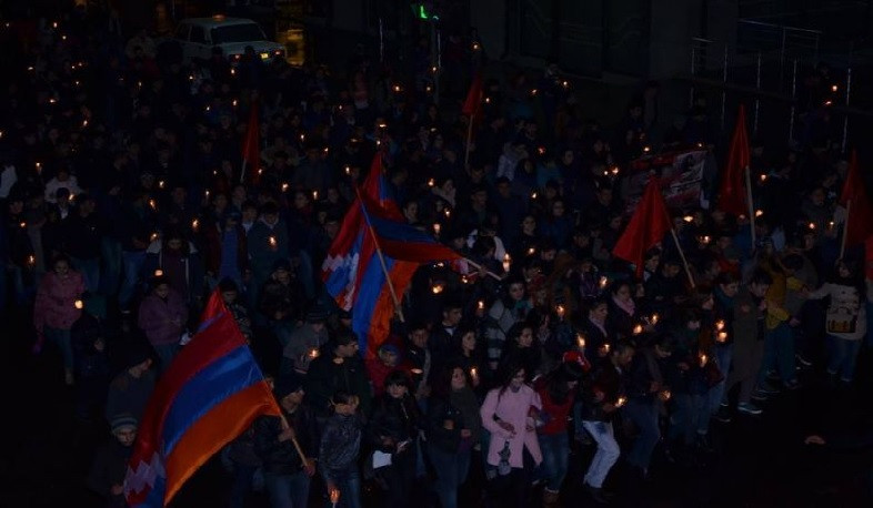 A torchlight procession will take place in Stepanakert on September 26