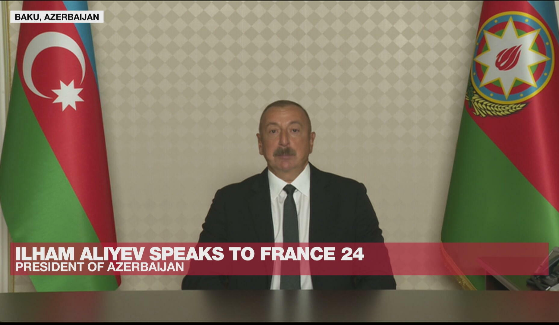 Azerbaijan is “ready” to start peace talks with Armenia: Aliyev to France 24