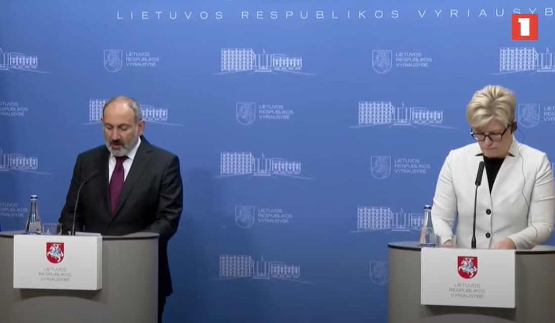 Демократические ценности создали прочную основу для двустороннего сотрудничества между Литвой и Арменией: Пашинян