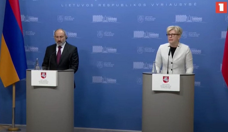 Biz gələcəkdə də Ermənistanın dostu olmağa hazırıq: Litvanın Baş naziri