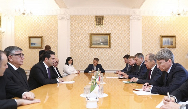 Ալեն Սիմոնյանի գլխավորած պատվիրակությունը Սերգեյ Լավրովի հետ քննարկել է տարածաշրջանում ստեղծված իրավիճակը