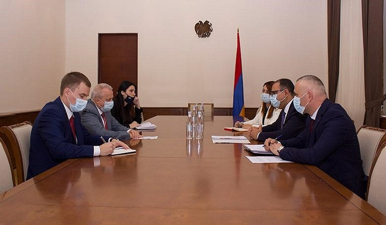 Tigran Khachatryan and Sergey Kopirkin discussed Armenian-Russian economic cooperation issues