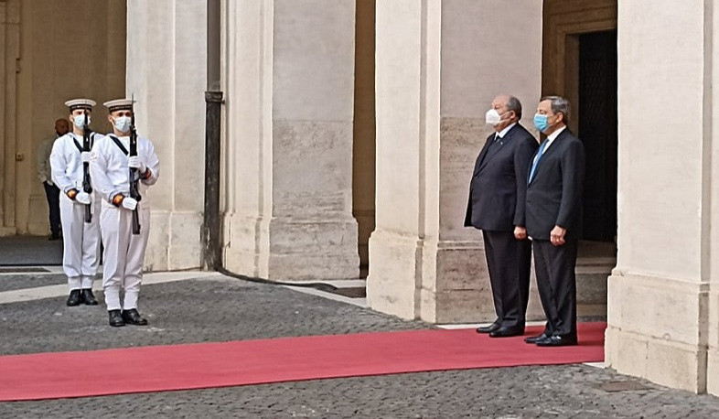 Հայաստանի նախագահն ու Իտալիայի վարչապետը հանդիպել են