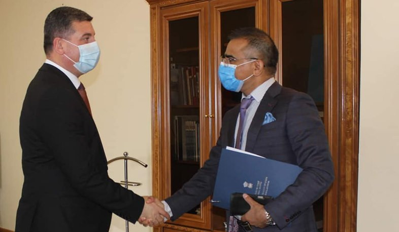 Gnel Sanosyan and Indian Ambassador discussed opportunities for Chabahar port for Armenia