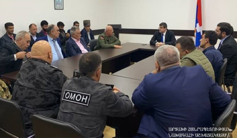 Արցախի նախագահը շարունակում է հանդիպումները Հայրենիքի պաշտպանությանը մասնակցած կամավորական ջոկատների հետ