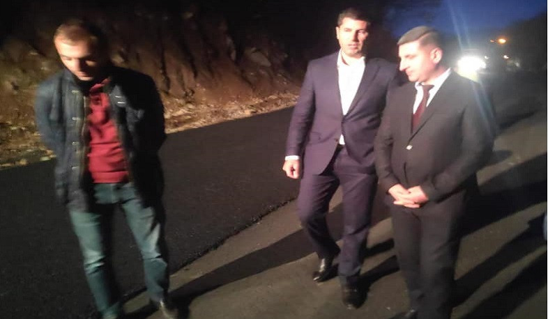 ՀՀ ՏԿԵ նախարարը հետևել է Տաթև-Աղվանի ճանապարհահատվածի շինաշխատանքներին