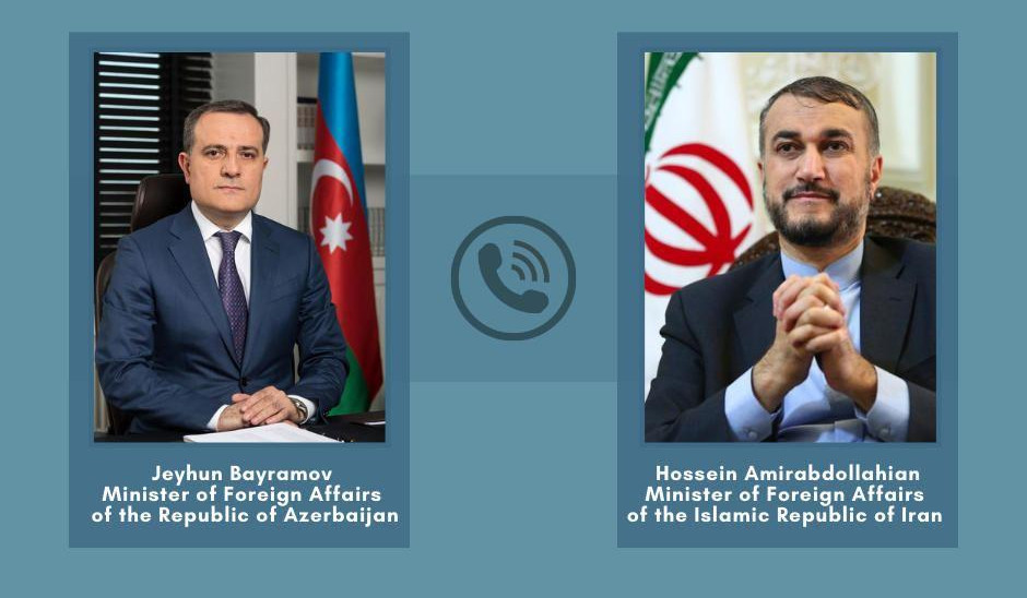 Iranian and Azerbaijani FMs had telephone conversation