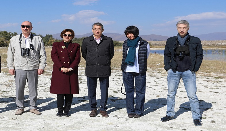 ԱՊՀ անդամ երկրների դեսպաններն այցելել են Նորաշենի արգելոցին հարակից տարածք և Արտանիշի մոտակայքի լճակ