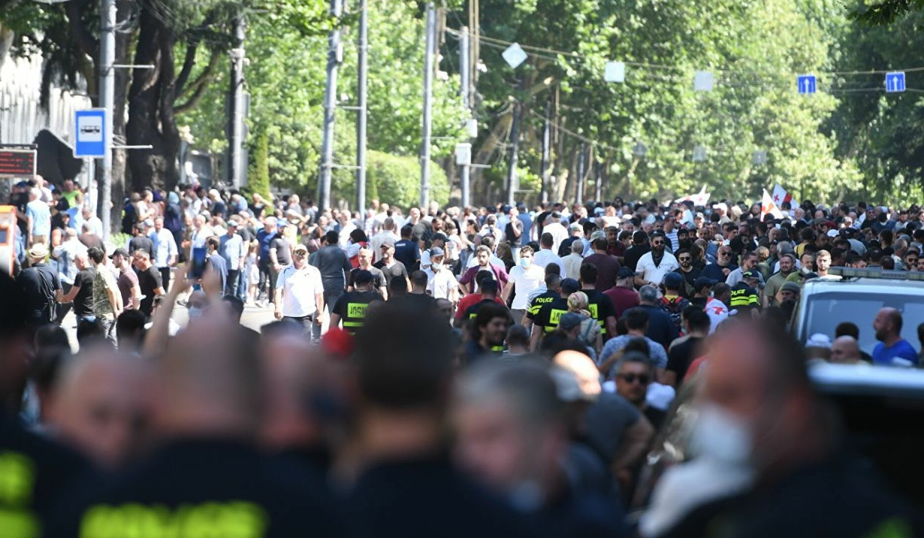Protest rally underway in Tbilisi