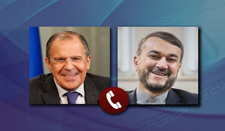 Russian Foreign Minister Sergey Lavrov had a telephone conversation with Foreign Minister of Iran Hossein Amir-Abdollahian