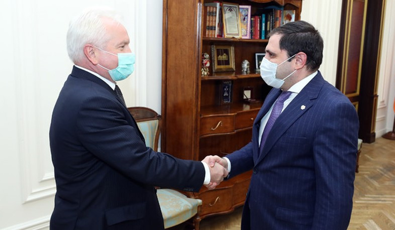 Սուրեն Պապիկյանը և Իգոր Մասլովը կարևորել են նոր ծրագրերի իրականացման ուղղությամբ ջանքերի մեկտեղումը