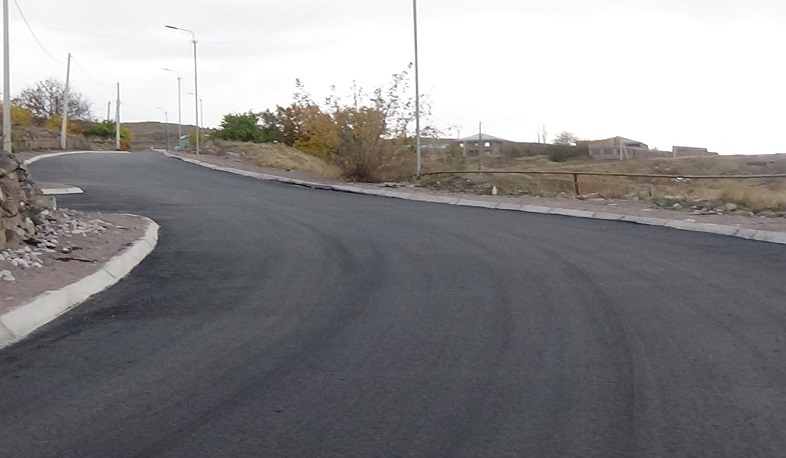 Արթիկում ավարտվել են Տուֆագործների 1-ին նրբանցքի ճանապարհահատվածի ասֆալտապատման աշխատանքները