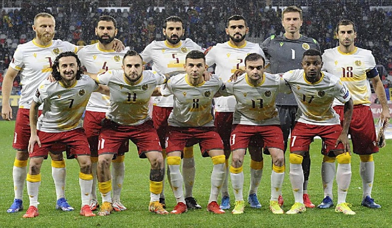 Armenian National team is 89th in FIFA World Cup rankings