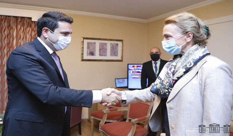 Ալեն Սիմոնյանը Մարիա Պեյչինովիչ-Բուրիչի հետ հանդիպմանը կարևորել է ԵԽ-ի աջակցությունը ժողովրդավարական բարեփոխումների գործընթացին