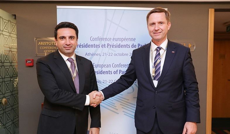 Alen Simonyan highly appreciated balanced approach of Slovenia in NK conflict