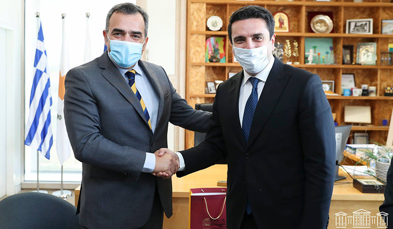Delegation Led by NA President Alen Simonyan Meets with Mayor of Nicosia