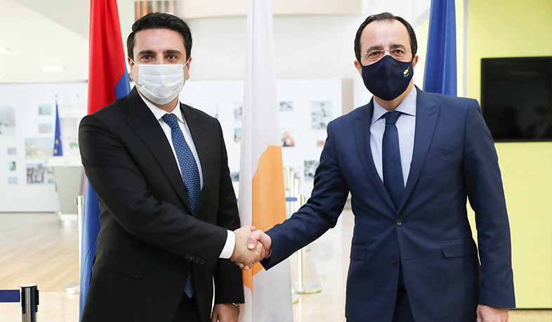 Armenian Parliament Speaker highlighted launch of Cyprus-Armenia-Greece parliamentary cooperation at meeting with Minister of Foreign Affairs of Cyprus