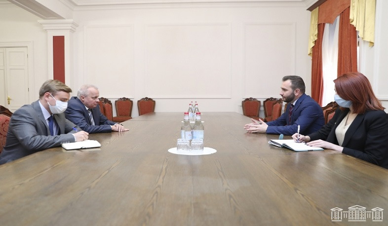 Hayk Konjoryan meets with Ambassador of Russia to Armenia