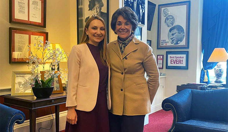 Посол Макунц представила члену Конгресса США Анне Эшоо пятилетнюю программу Правительства Армении