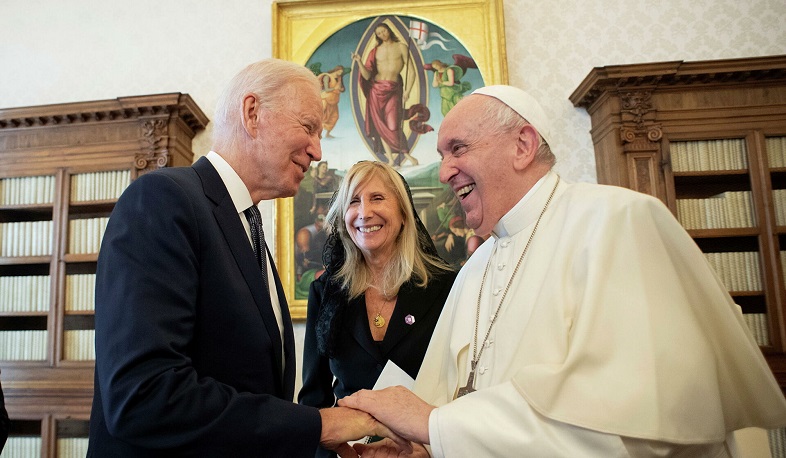 Հռոմի Պապ Ֆրանցիսկոսն ընդունել է ԱՄՆ նախագահ Բայդենին