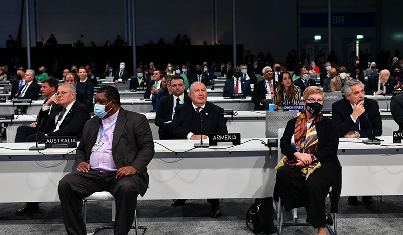 Արմեն Սարգսյանը Գլազգոյում մասնակցել է ՄԱԿ-ի՝ Կլիմայի փոփոխության մասին շրջանակային կոնվենցիայի կողմերի 26-րդ համաժողովին