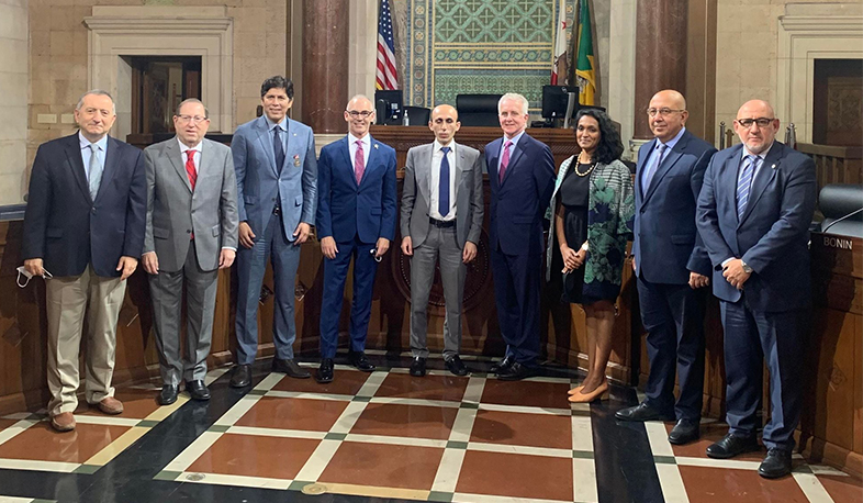 Члены городского совета Лос-Анджелеса выступают за международное признание независимости Арцаха: Артак Бегларян