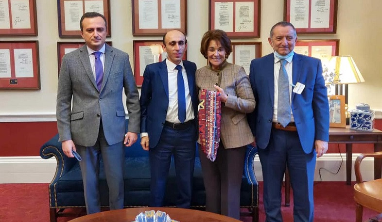 Artak Beglaryan discussed issues related to Artsakh's international involvement with US Congressmen