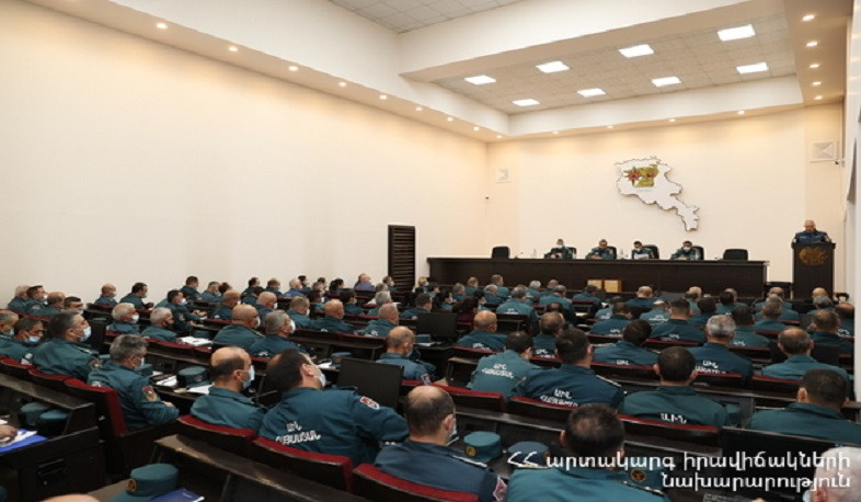 Փրկարար ծառայությունում աշխատանքային խորհրդակցություն է հրավիրվել