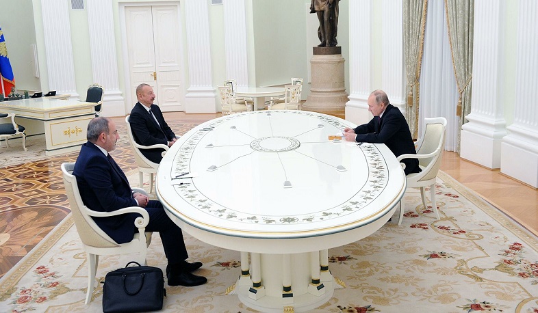 Kreml Putin-Əliyev-Paşinyan görüşü barədə açqılama verib