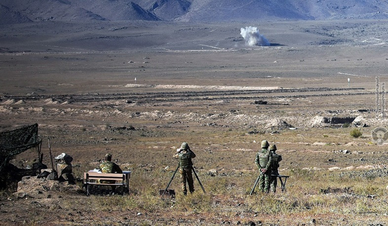 Անցկացվել են հրետանավորների մասնագիտական վարժանքներ