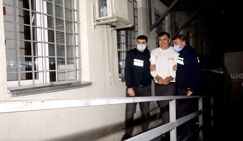 Former Georgian President Saakashvili moved to prison hospital amid hunger strike