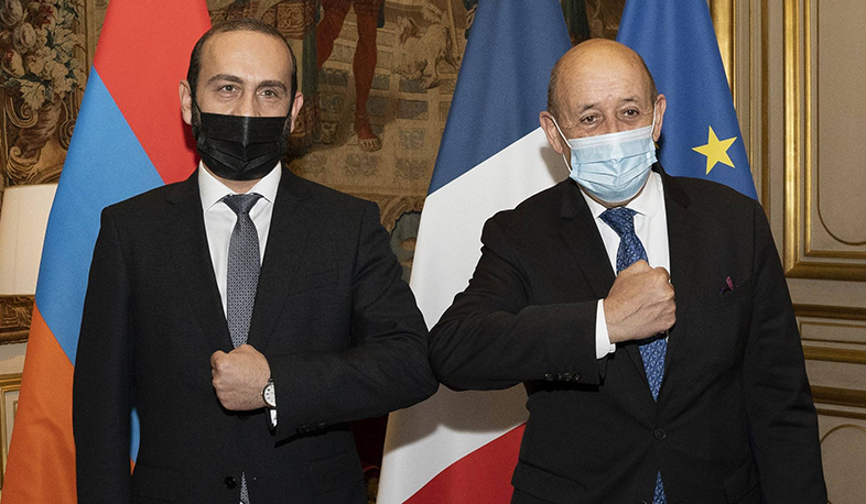 Armenian, French FMs discuss issues related to NK conflict