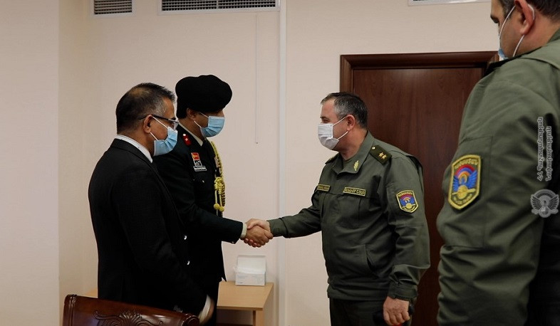 Chief of General Staff of Armed Forces and Indian Military Attache discuss issue of conducting joint military exercises