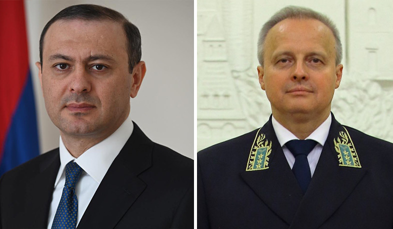 Armen Grigoryan and Sergey Kopirkin discussed situation on Armenian-Azerbaijani border