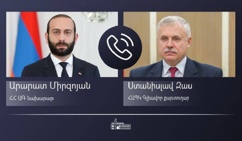Арарат Мирзоян и Станислав Зась обсудили возможные шаги в рамках механизмов и инструментария ОДКБ на восточной границе Армении